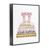 Stupell Industries Pink Gold Heels Bookstack, 11" x 14" - 3 of 4
