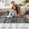 Washable Large Vintage Area Rug for Living Room Non Slip Non-Shedding Distressed Indoor Carpet Ultra Soft Low Pile Throw Rug for Bedroom Dining Room - 3 of 4