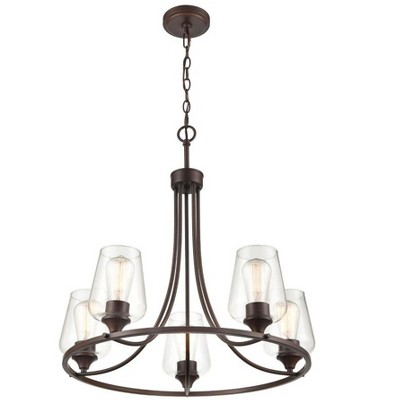 Millennium Lighting Ashford 5 - Light Chandelier in  Rubbed Bronze