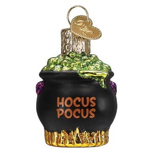Old World Christmas 2.0 Inch Mini Halloween Cauldron Love Potion Magic Tree Ornaments - 1 of 3