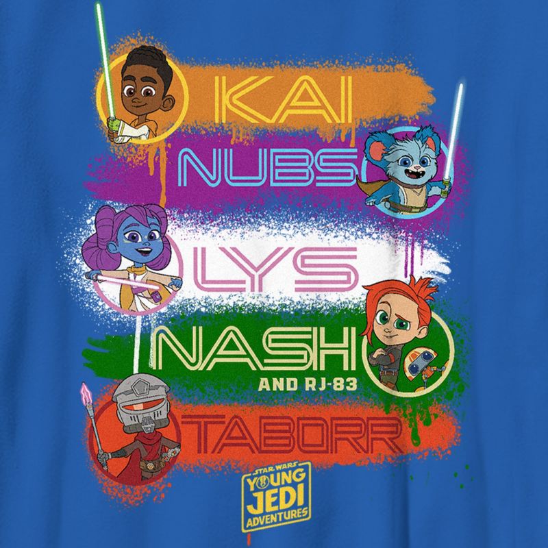Boy's Star Wars: Young Jedi Adventures Character Names T-Shirt, 2 of 6