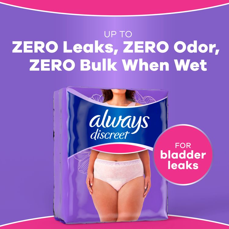 Always Discreet Adult Postpartum Incontinence Underwear for Women - Maximum Protection, 4 of 13