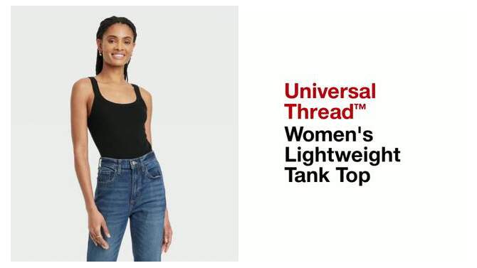 Women's Lightweight Tank Top - Universal Thread™, 2 of 7, play video