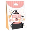 Big Dot of Happiness Pastel Halloween - Pink Pumpkin Party Gift Favor Bags - Party Goodie Boxes - Set of 12 - 3 of 4