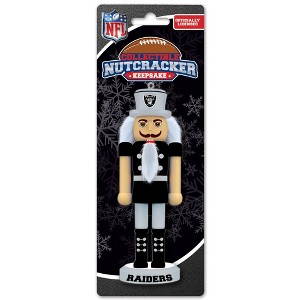 MasterPieces Game Day - NFL Las Vegas Raiders - Team Keepsake Nutcracker - 1 of 4