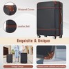 24 IN Luggage 1 Piece with TSA lock , Expandable Lightweight Suitcase Spinner Wheels, Vintage Luggage - 2 of 4