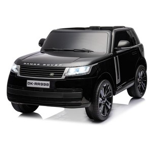 2 Seat Ride On Car with 2 Seat, 24V Kids Electric Vehicle w/Parent Remote, Licensed Land Rover Kids Cars - 1 of 4
