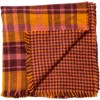 Pavilion Gift Company - Apricot Sunset - 74.5" x 25.5" Plaid Scarf - Sweaters and Shawls - 4 of 4