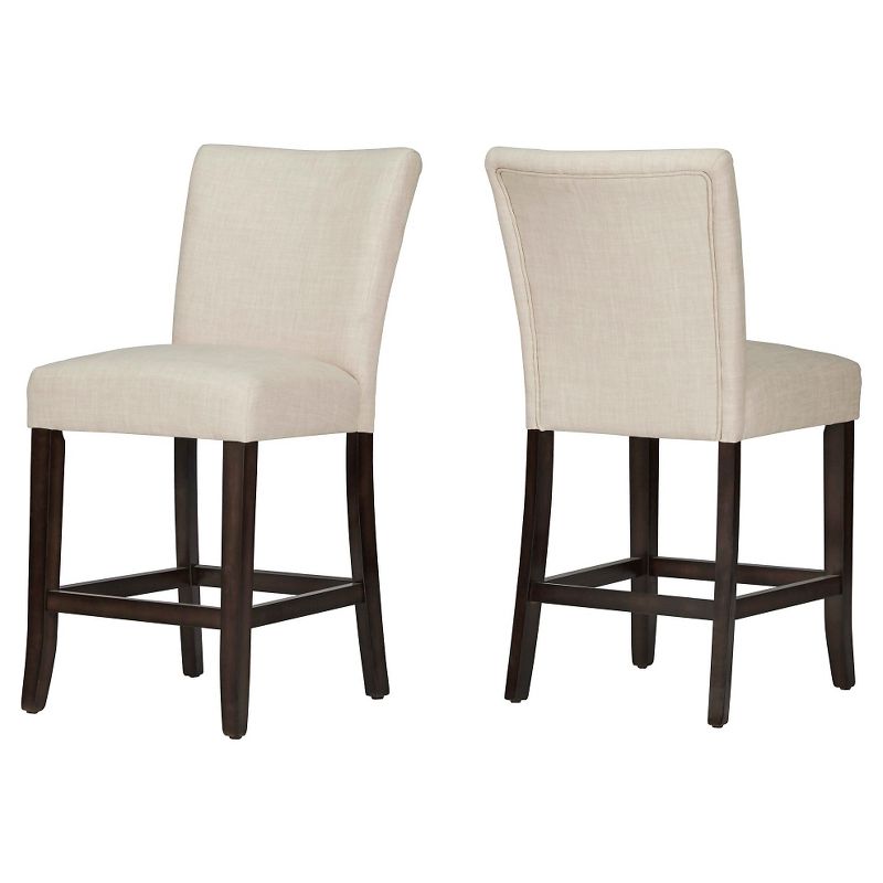 Set of 2 24" Quinby Counter Height Barstools Wood - Inspire Q, 1 of 10