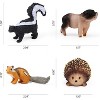 16-Piece Baby Forest Animal Figurines Set, Woodland Creature Toys for Nature-Themed Cake Decor and Kids' Gifts - 2 of 4