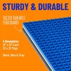 Strictly Briks Classic Stackable Baseplates, For Building Bricks, Bases for Tables, Mats, Black/Blue/Gray, 4 Pack, 10x10 Inches - 2 of 4