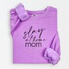 Simply Sage Market Slay At Home Mom Lightweight Garment Dyed Sweatshirt - 2 of 4