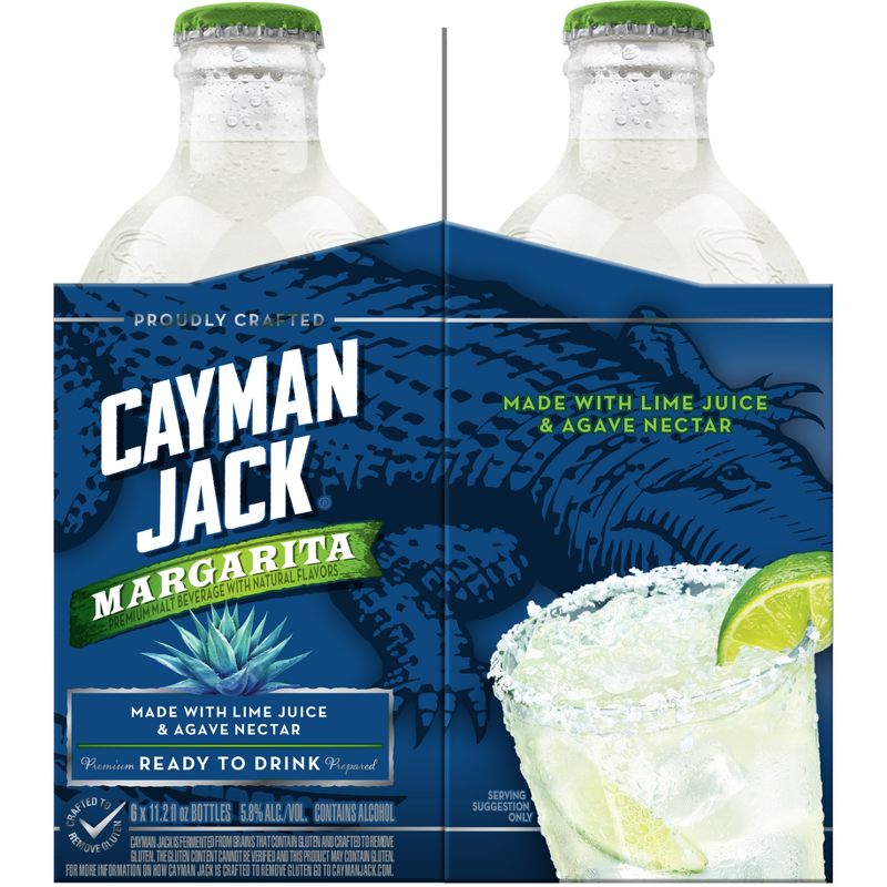 Cayman Jack Margarita Cocktail - 6pk/11.2 fl oz Bottles, 4 of 8