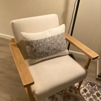 Upholstered timber chair discount kmart