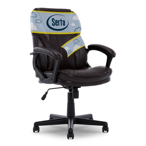 Serta leather deals office chair