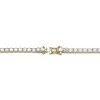 4mm Tennis Bracelet with Cubic Zirconia Stones, featuring a sleek and elegant design that highlights the sparkling brilliance of each stone. - 4 of 4