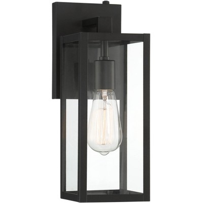 Titan 14" High Mystic Black Dusk to Dawn Outdoor Wall Light