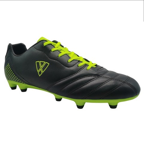 Vizari Men's Redondo Firm Ground Outdoor Soccer Shoes/Cleats | for Teens and Adults - Black/Green,7