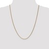 Black Bow Jewelry 1.65mm 14k Yellow Gold Solid Wheat Chain Necklace - 2 of 4