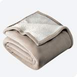 Faux Shearling Fleece Blanket by Bare Home