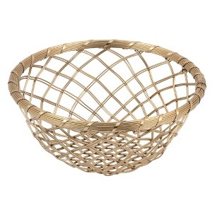 Jiallo Gold Metallic 12" round basket - 1 of 1