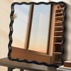 Beautyolove Rectangle Wood Framed Wavy Wall Mirror - 2 of 4