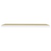 vidaXL Floating Wall Shelf Oak and White 47.2"x9.3"x1.5" MDF - 3 of 4