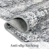 Vintage Machine Washable Rug - Stain Resistant Non-Slip Low Pile Indoor Carpet for Living Room, Bedroom - 4 of 4