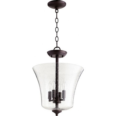 Quorum Lighting 4 - Light Pendant in  Oiled Bronze