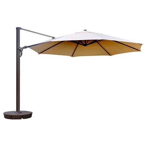 Island Umbrella Victoria 13 Octagonal Cantilever In Beige Sunbrella Target