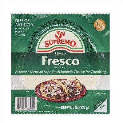 V&V Supremo Queso Fresco Cheese - 8oz