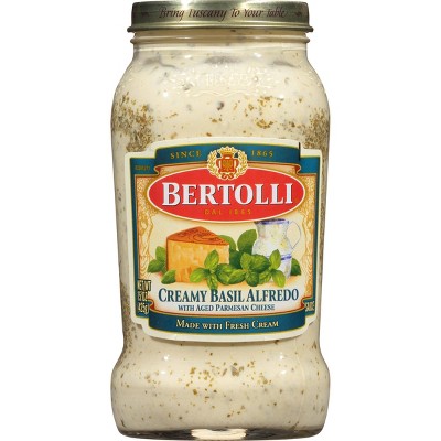 Bertolli Creamy Basil Alfredo Pasta Sauce - 15oz : Target