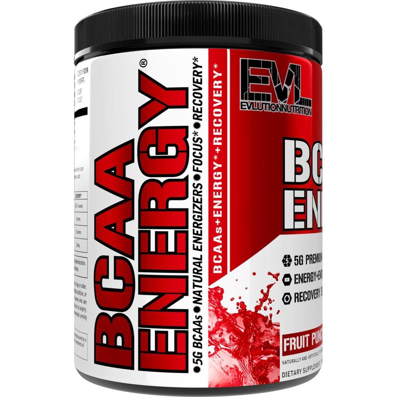 EVLution Nutrition BCAA Energy Saving 30 Servings Powder - Fruit Punch - 10.16oz, 3 of 6