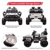 2 Seaters Kids Ride On Truck with Remote Control,20“ Large Seat Ride On Car for Toddlers - 3 of 4