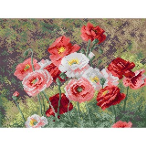 Orchidea Needlepoint canvas for halfstitch without yarn after