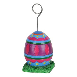 Beistle Easter Egg Photo/Balloon Holder, 6 Oz, (3/Pkg) Multicolored - 1 of 1