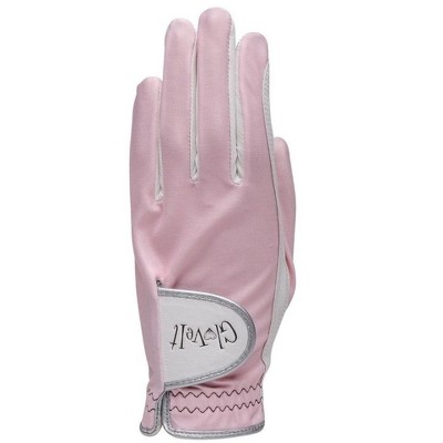 Glove It Ladies Golf Glove - Lightweight and Soft Cabretta Leather Golf Glove for Womens, features UV Protection - Fore Ever Pink (Medium)