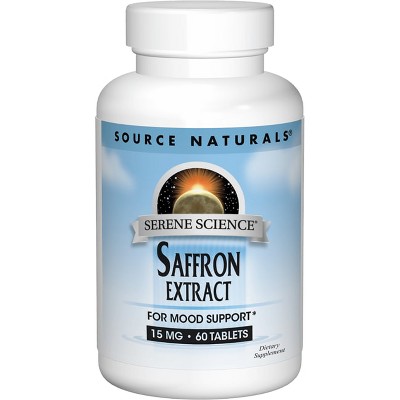 Source Naturals Herbal Supplements Saffron Extract 15 mg Tablet 60ct