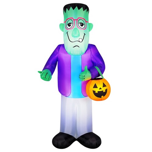 Occasions 7' INFLATABLE TRICK OR TREAT MONSTER, 7 ft Tall, Multicolored - image 1 of 4