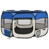 VidaXL Foldable Dog Playpen with Carrying Bag Blue 49.2 in.x49.2 in.x24 in. - 3 of 4