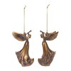 Bronze Trumpet Angel Ornament (Set of 6) - 2 of 3