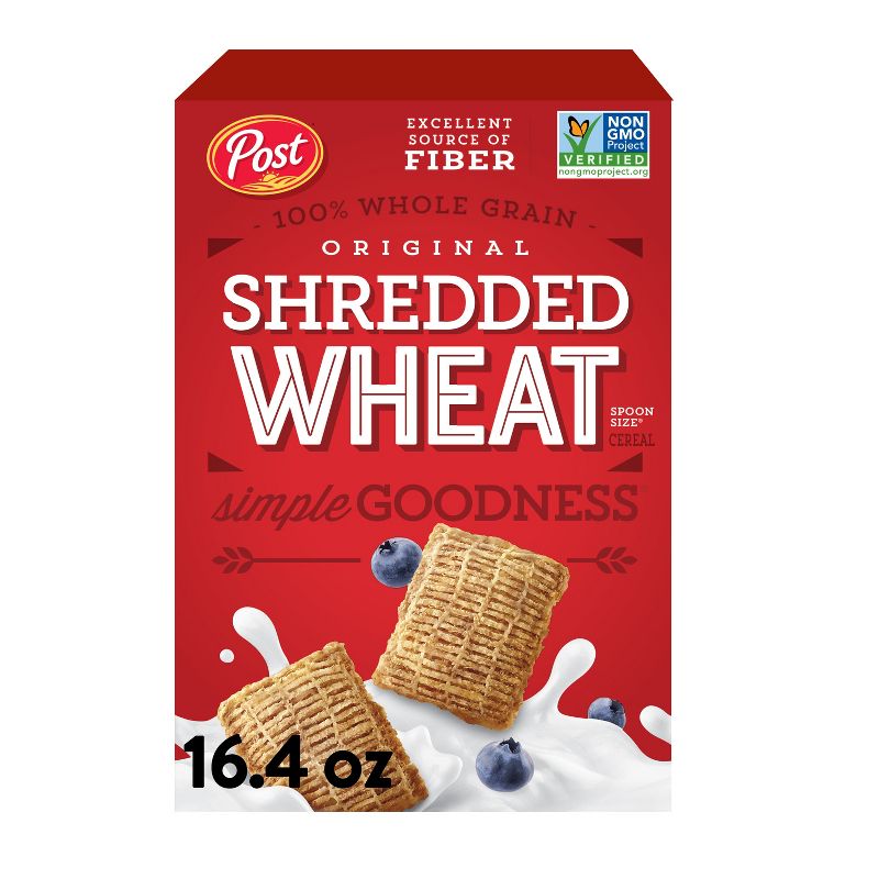 Shredded Wheat Spoon Size Breakfast Cereal - 16.4oz - Post, 1 of 17