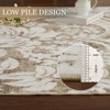 Coolmee Washable Area Rugs for Living Room Non-Slip Soft Modern Botanical Floral Rugs Accent Floor Carpet for Bedroom Dining Room - 4 of 4