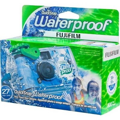 Fujifilm Quicksnap Waterproof Camera - Aqua Blue