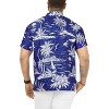 LA LEELA Mens Hawaiian Shirts Short Sleeve Button Down Shirt Men's Hawaii Shirts Vacation Casual Beach Shirts for Men Funny - image 3 of 4