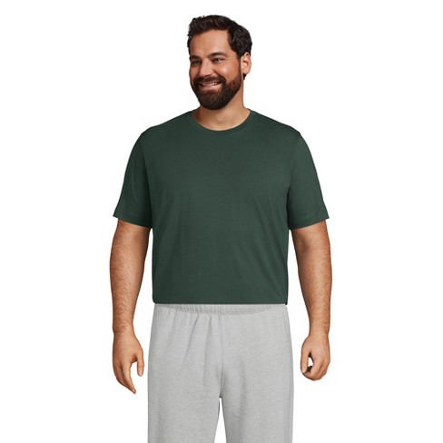 Lands' End Men's Big And Tall Super-t Short Sleeve T-shirt - 4x Big ...