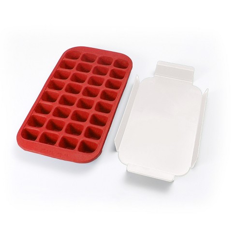 Lekue Industrial Silicone Ice Cube Tray, Red : Target