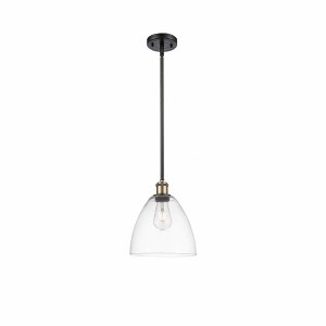 Bristol Glass - 1 Light Mini Pendant In Industrial Style-11.25 Inches Tall and 9 Inches Wide - 1 of 1