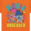 Boys' - Trolls - Poppy and Branch Music Obsessed Short Sleeve Graphic T-Shirt - 2 of 4