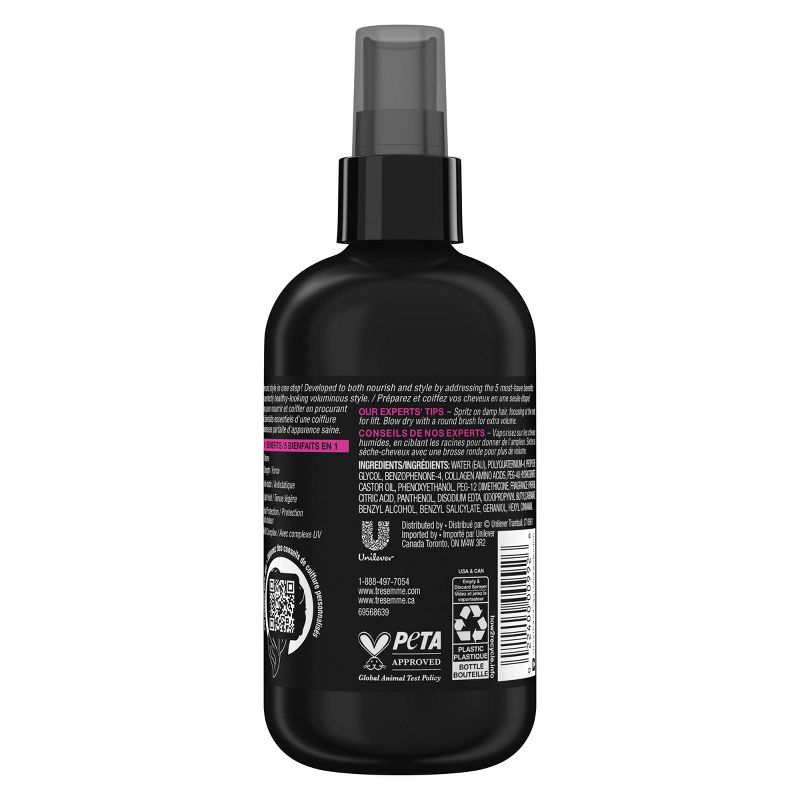 Tresemme One Step 5-in-1 Volumizing Hair Styling Mist For Fine Hair - 8 fl oz, 4 of 11